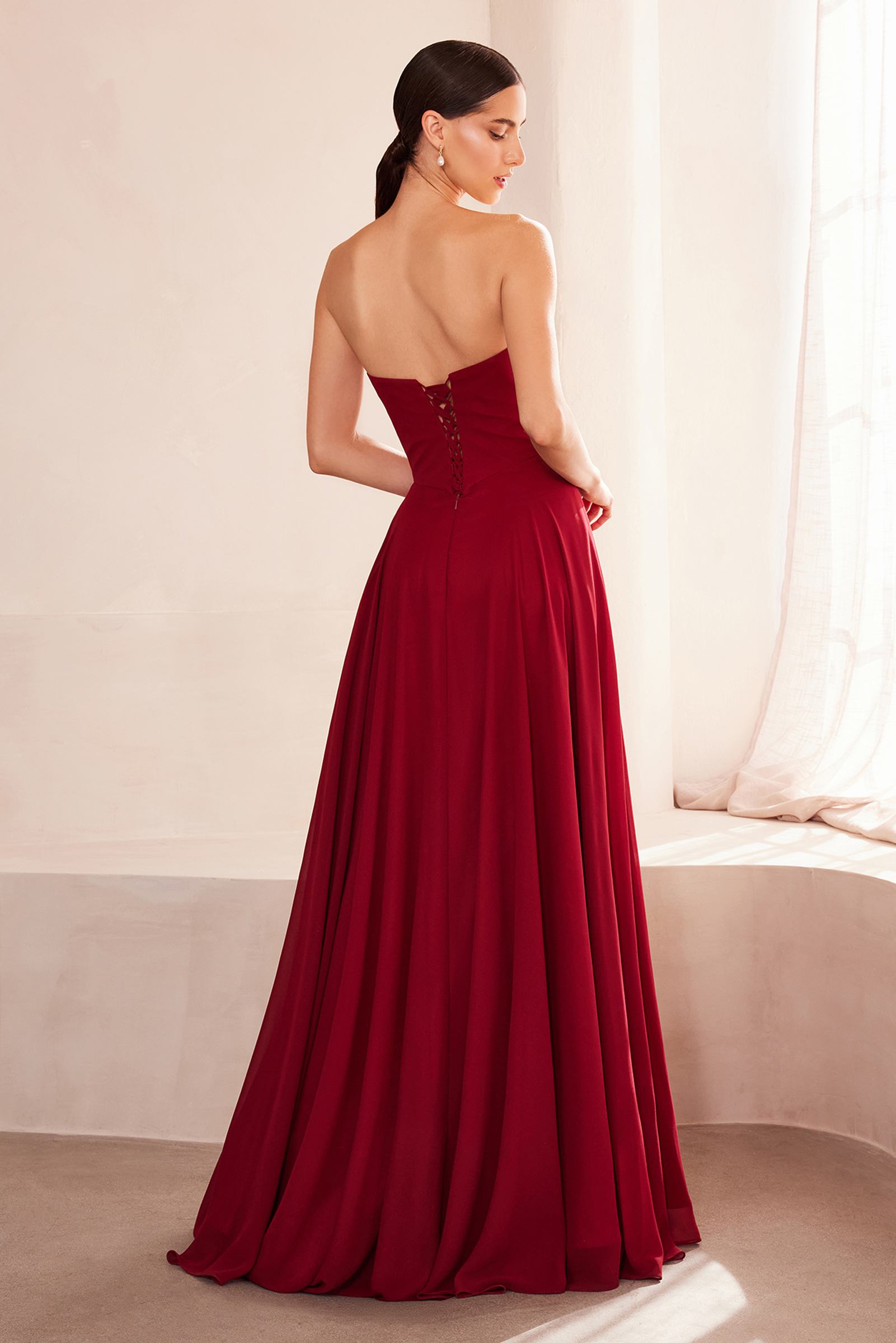 Ladivine Amoris T703 Dress Strapless A-Line Bridesmaid Gown by DiscountDressShop
