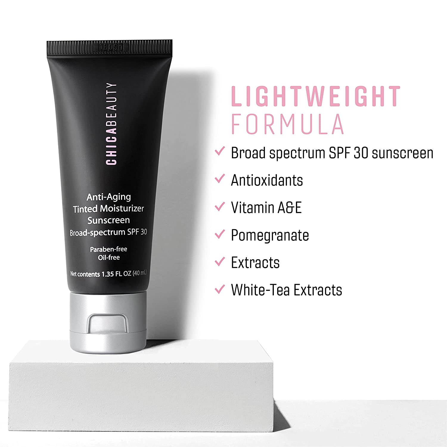 Anti-Aging Tinted Moisturizer Sunscreen Broad-Spectrum SPF 30 by Chica Beauty by Chica Beauty