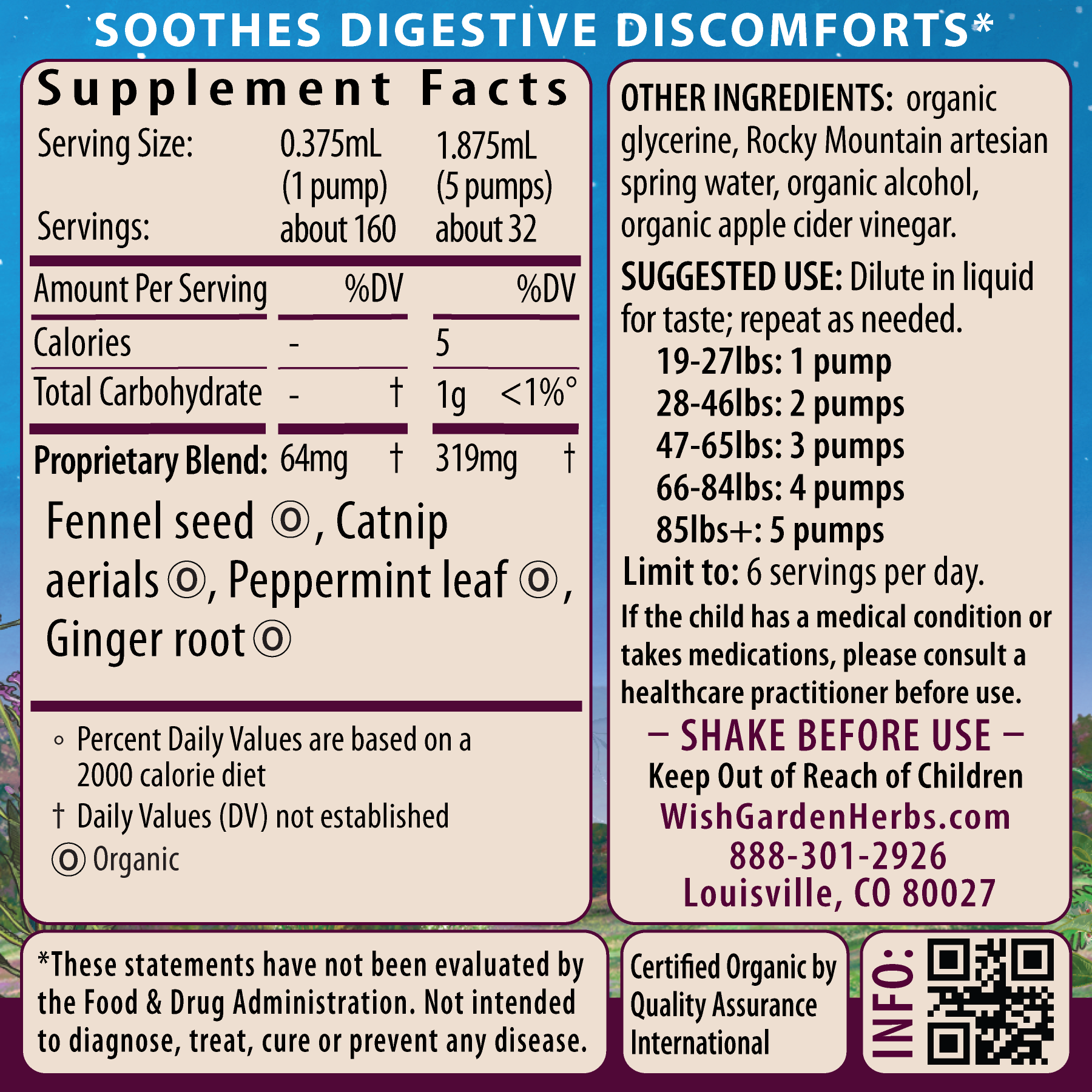 Digestive Rescue, GI Normalizer for Kids by WishGarden Herbs