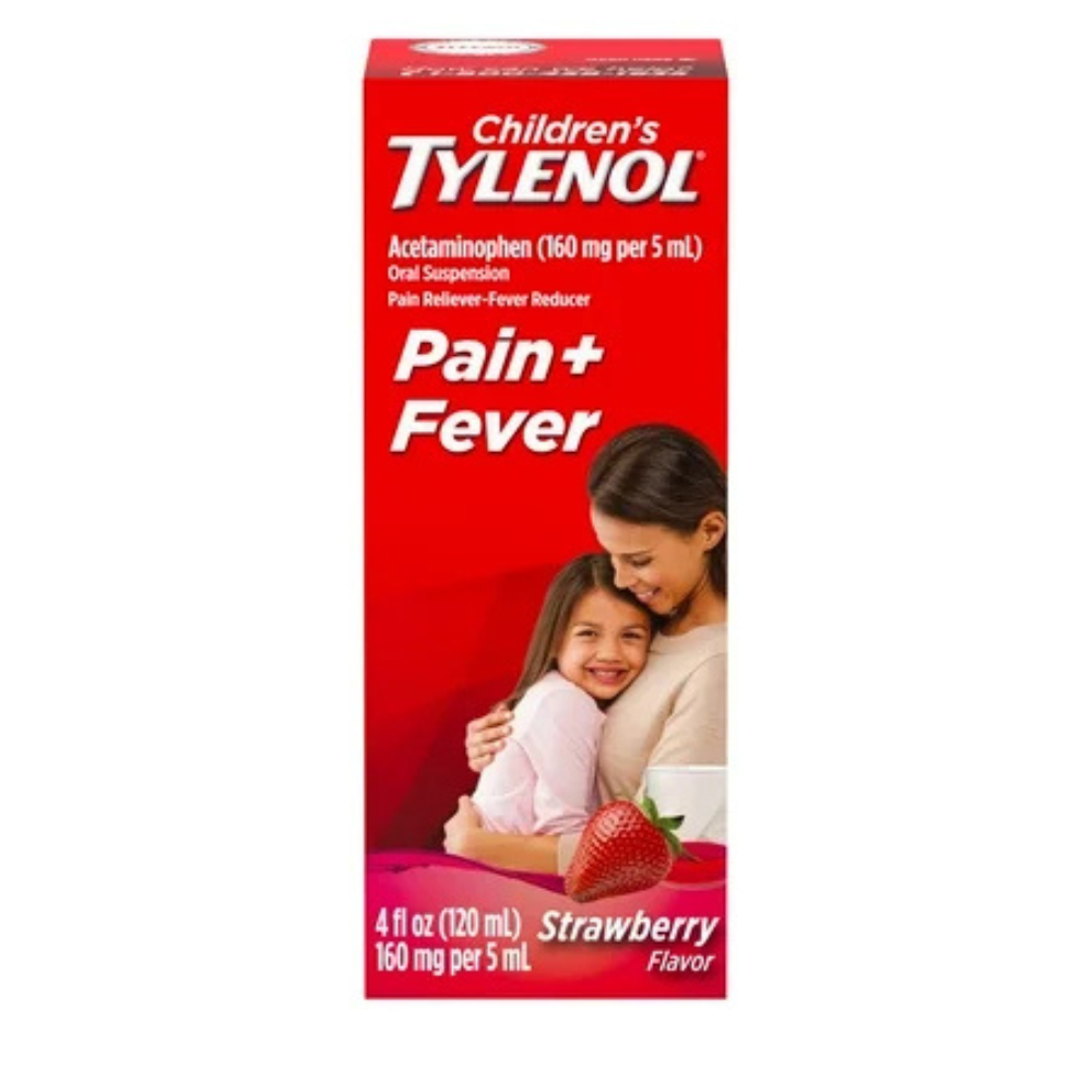 TYLENOL Children’s Suspension, Strawberry (4 oz) by Farmacias Savia