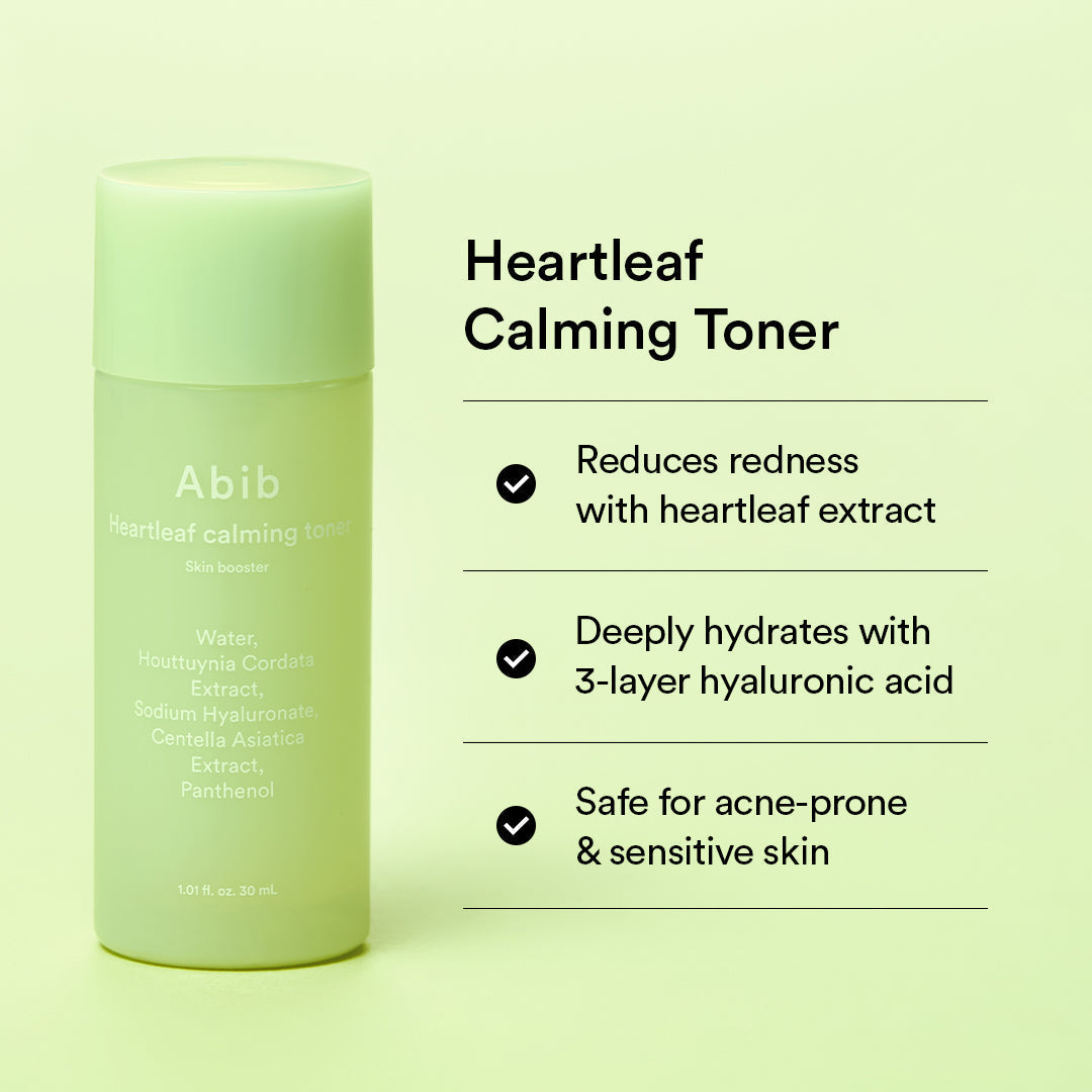 Abib Heartleaf Calming Trial Kit by AsiaBeautyMall