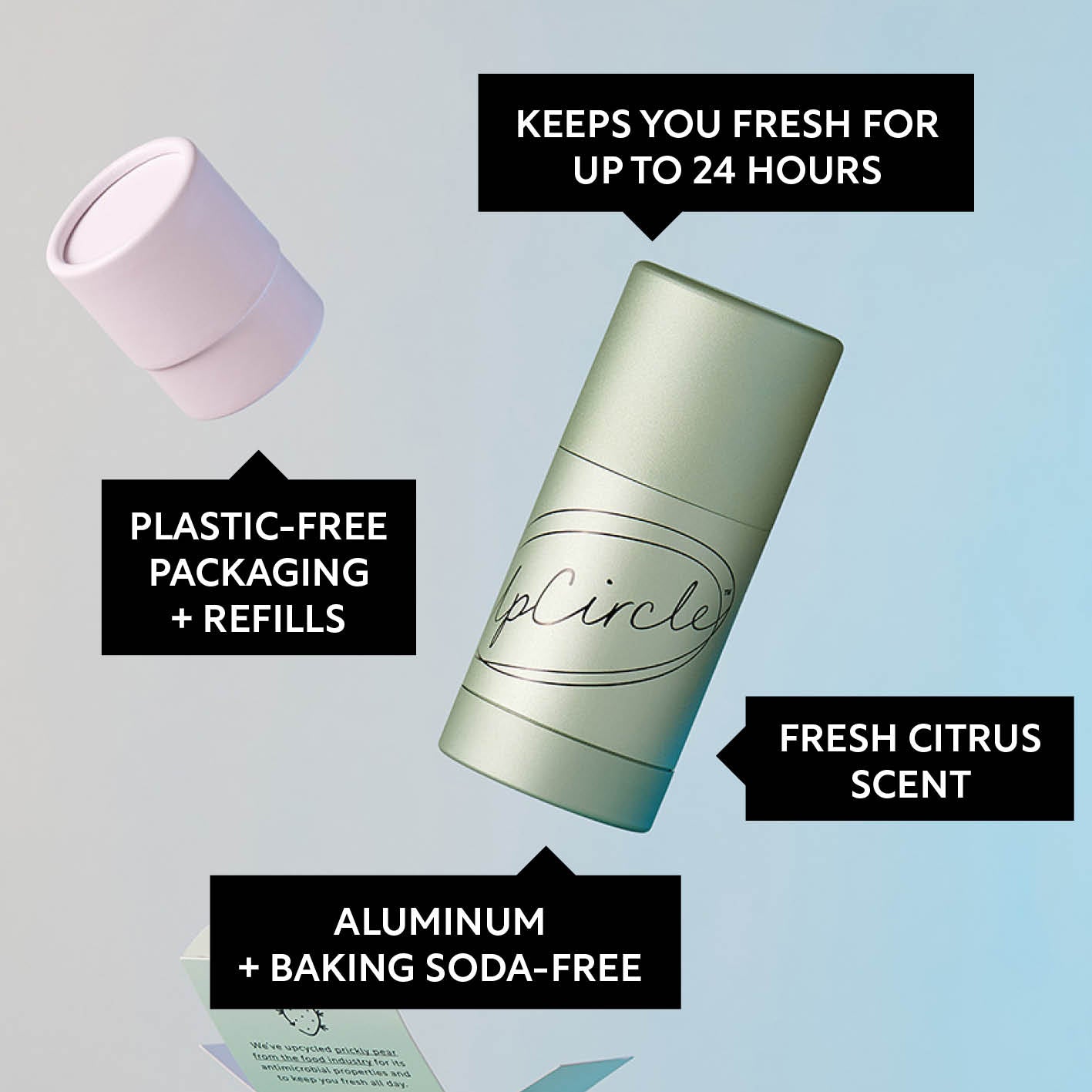 Refillable Deodorant with Macadamia + Bergamot by UpCircle