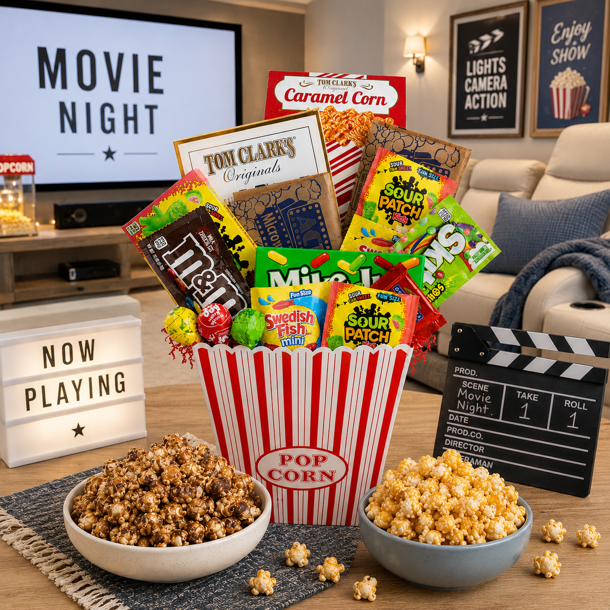 Ultimate Movie Night Gift Basket by Alder Creek Gift Baskets