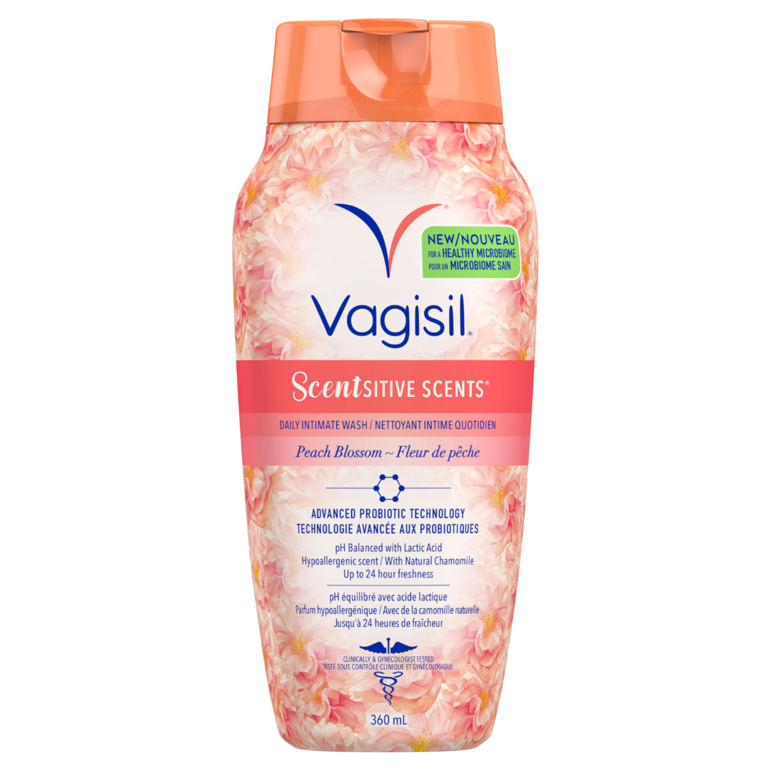 Vagisil Daily Intimate Wash Sensitive Peach Blossom (12 oz) by Farmacias Savia