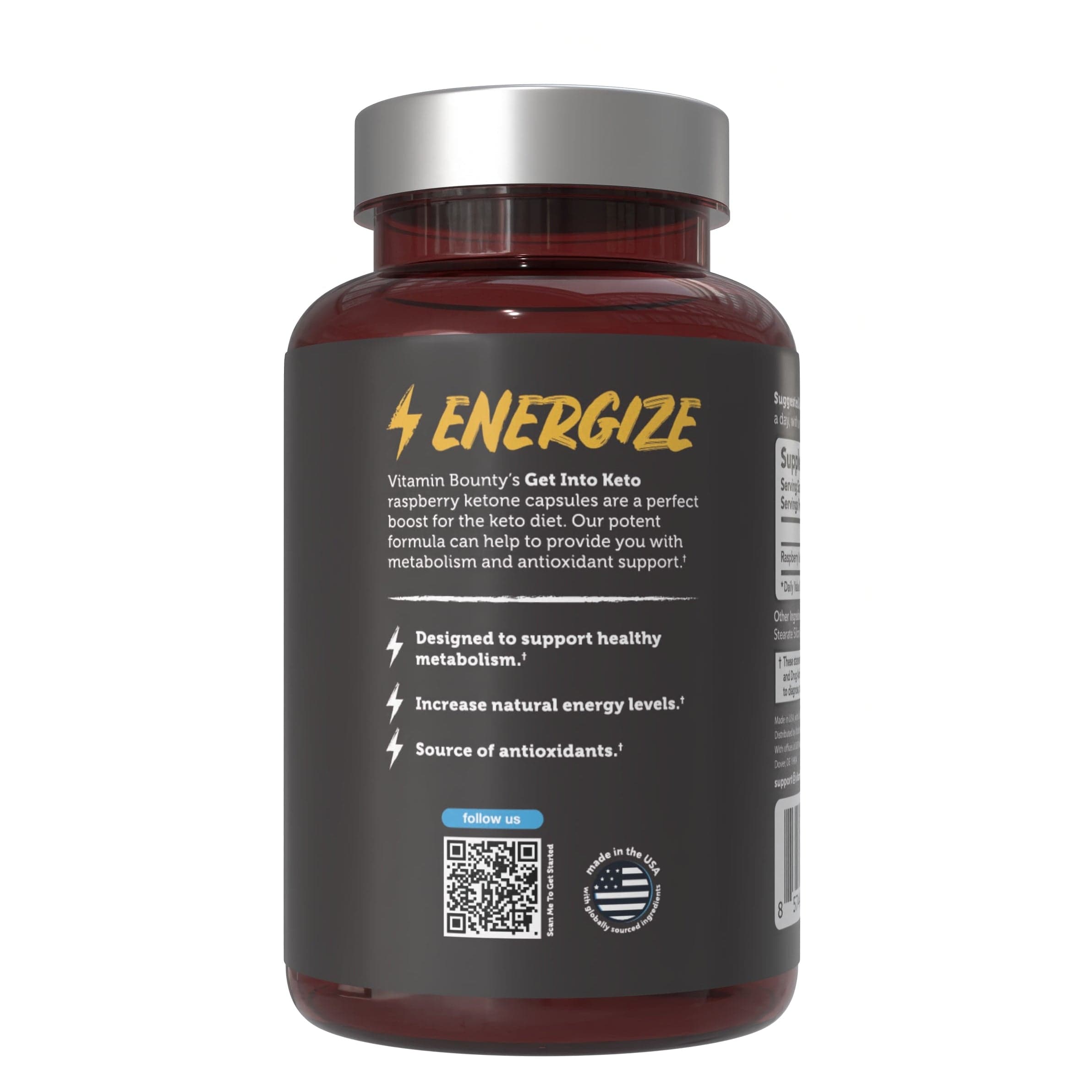 Get Into Keto - Supercharge Ketosis with Ketones by Vitamin Bounty