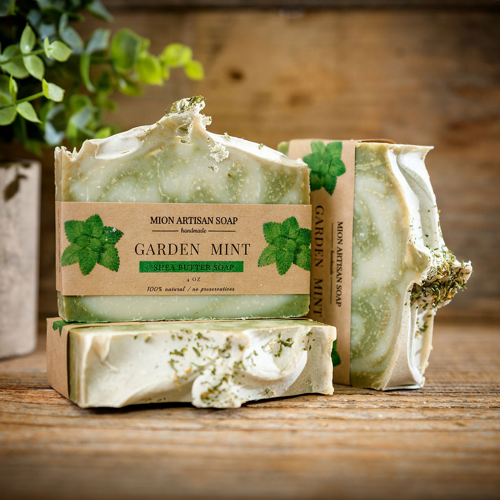 Garden Mint | Shea Butter Soap by MION Artisan Soap Co.