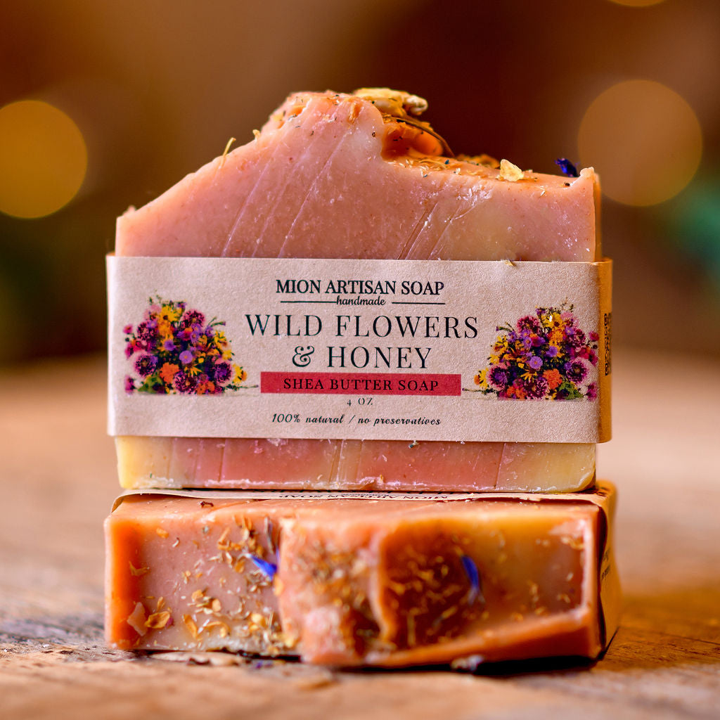 Wild Flowers & Honey | Shea Butter Soap by MION Artisan Soap Co.