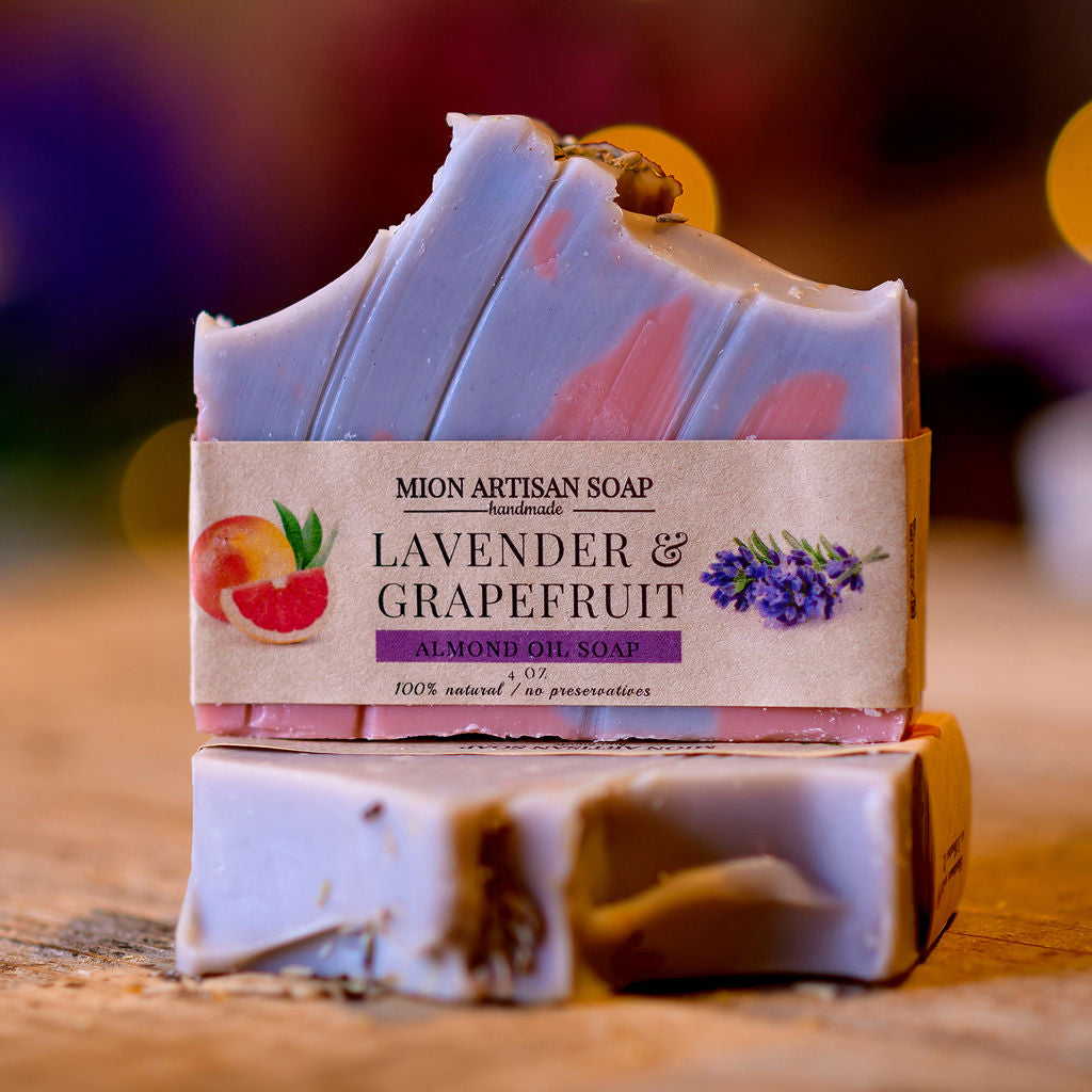 Lavender and Grapefruit | Almond Oil Soap by MION Artisan Soap Co.