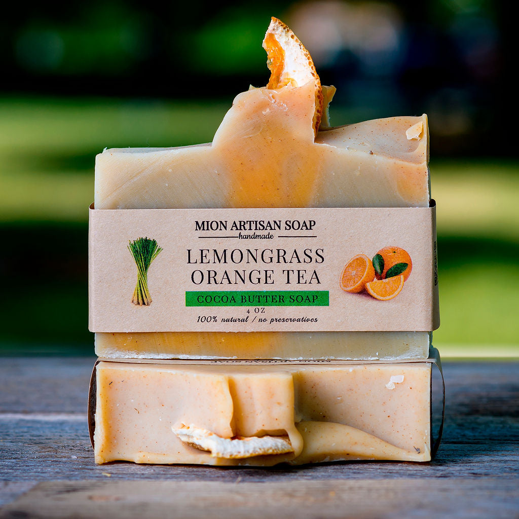 Lemongrass & Orange Tea | Cocoa Butter Soap by MION Artisan Soap Co.