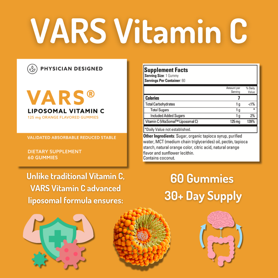 VARS Liposomal Vitamin C Gummies by Physician Designed™
