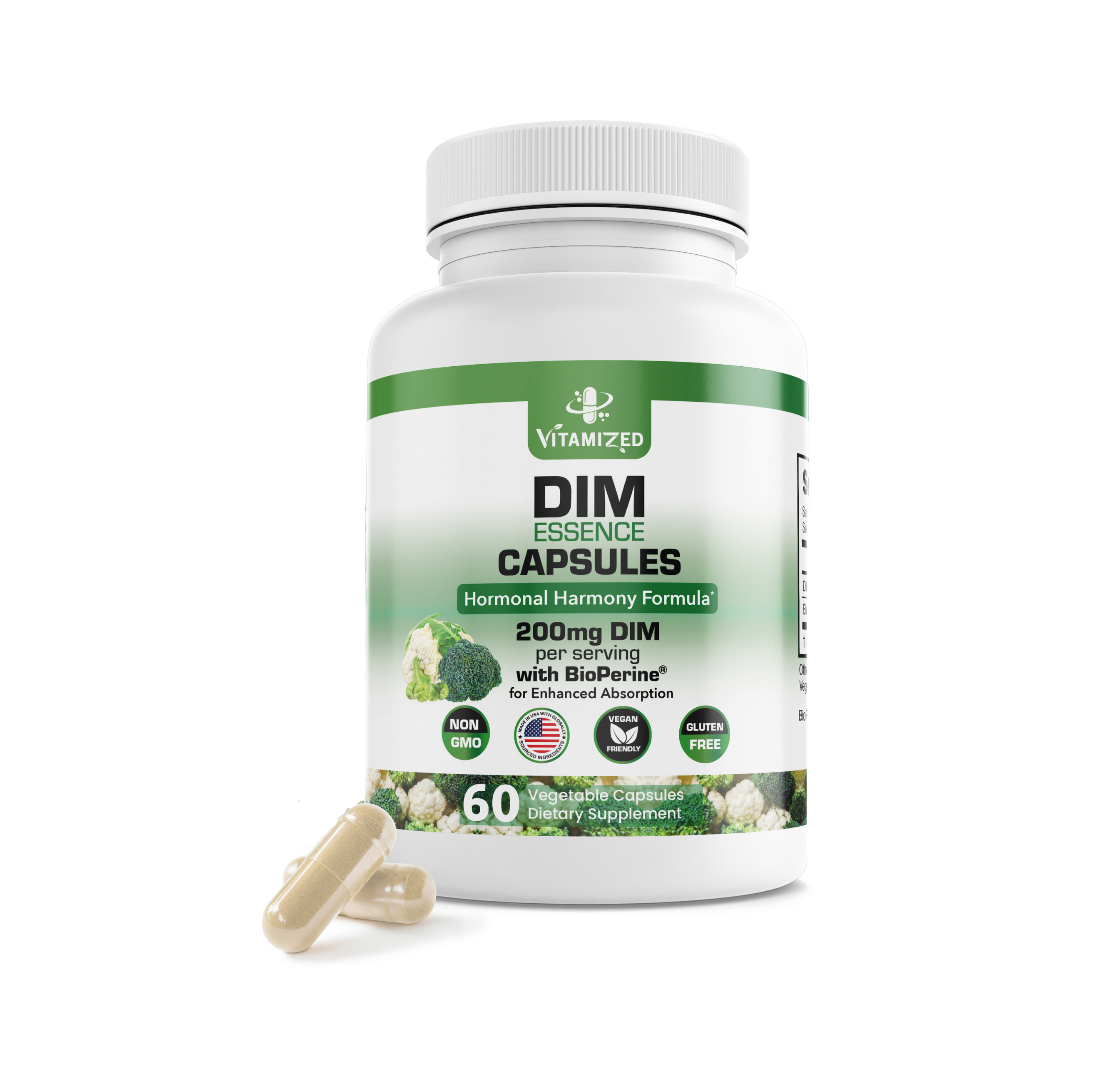 DIM Estrogen Supplement - Hormone Balance, Skin Health, and Menopause Support | Vitamized by The VITAMIZED Shop