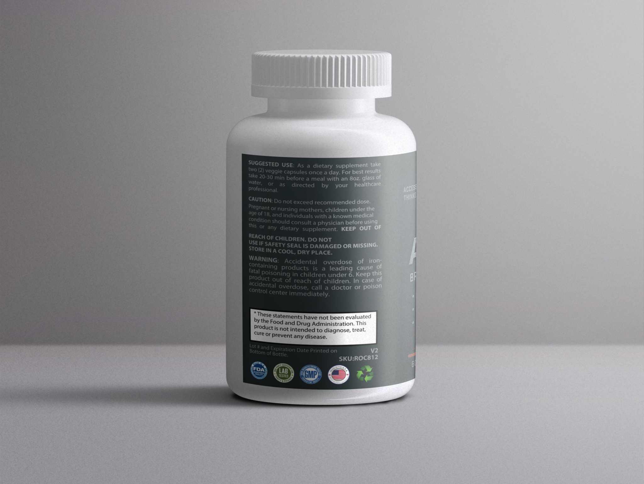 ALERTIQ: Cognitive Support | 60 Capsules – Focus Complex with L-Theanine, Bacopa & Natural Energy by 2020WFG
