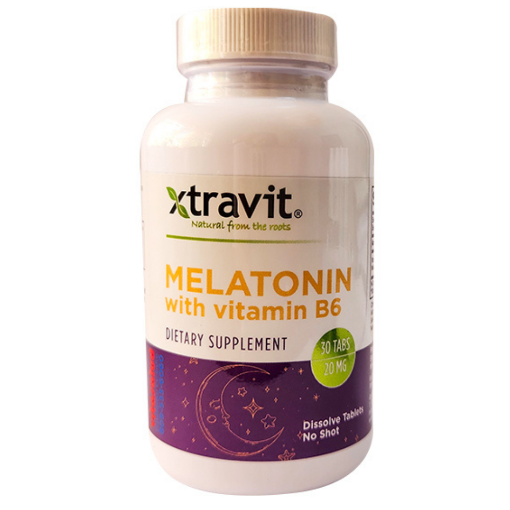 Xtravit Melatonin with Vitamin B6 Tablets (30 ct) by Farmacias Savia