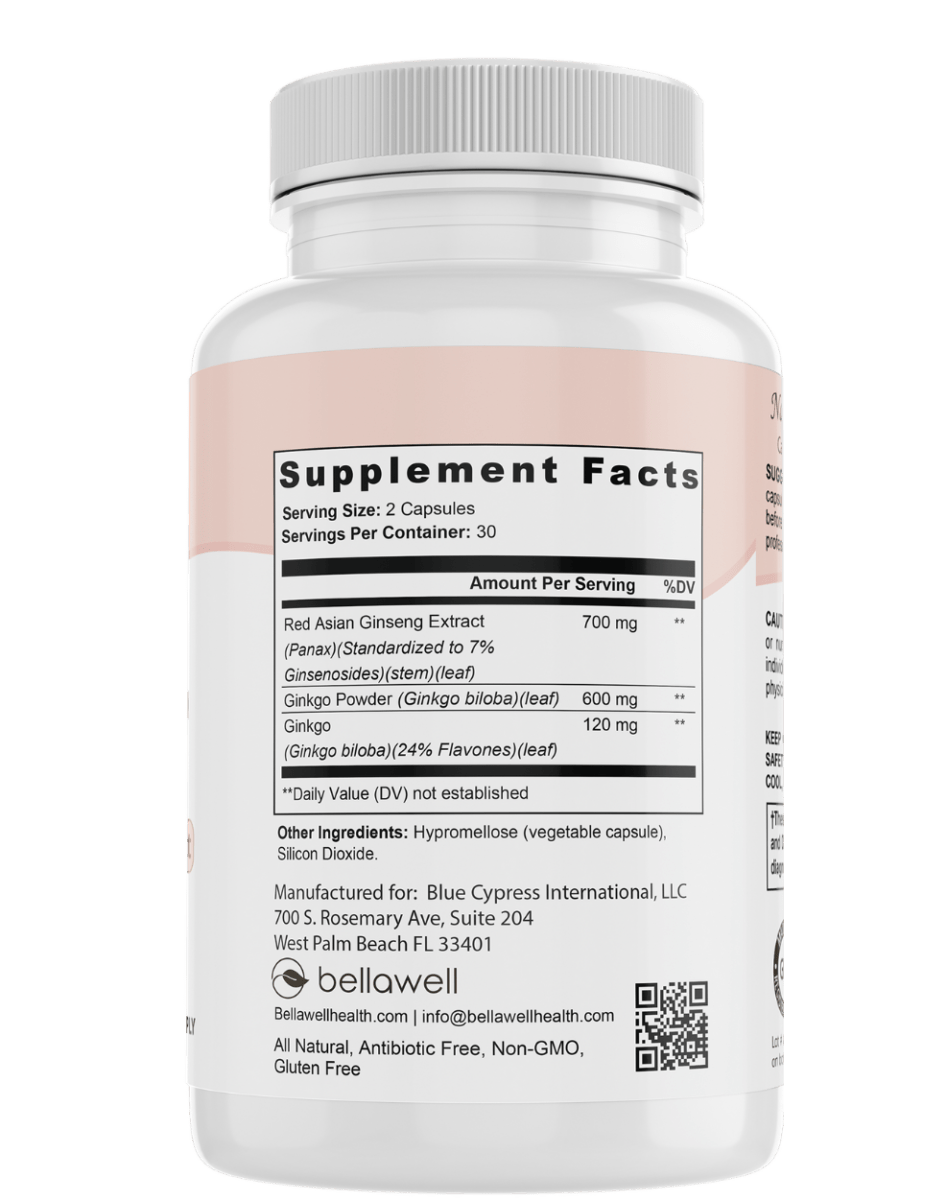 Ginkgo Biloba Formula by Bellawell by Bellawell Health