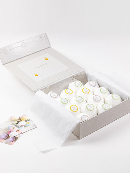 Bulk - 100 Natural Vegan Mix scents Bath Bombs - White by Lizush