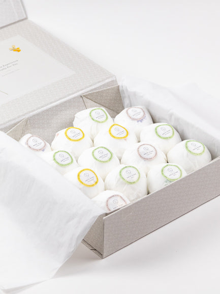 Bulk - 100 Natural Vegan Mix scents Bath Bombs - White by Lizush