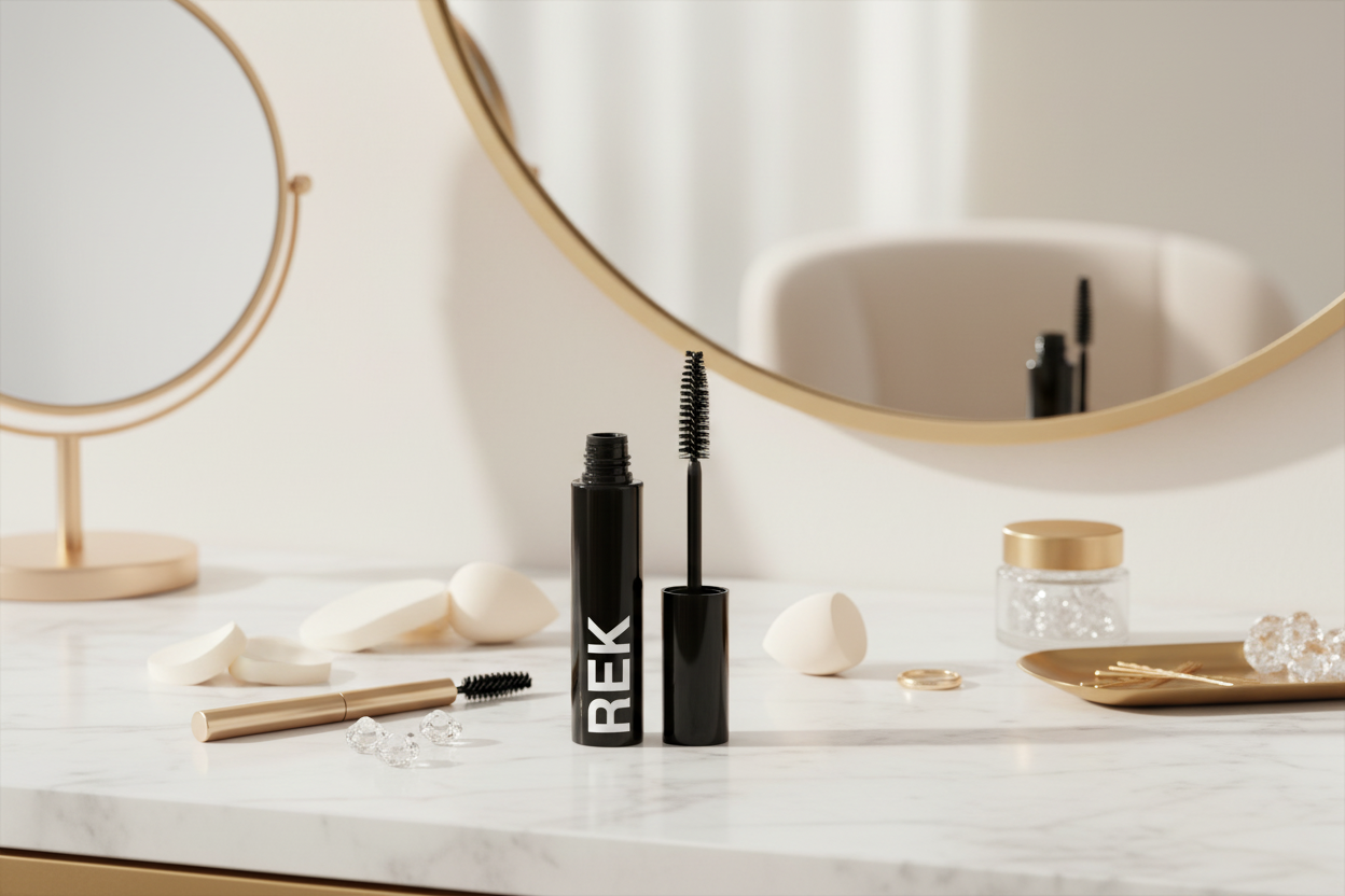 Clear Brow Set Gel – Flexible All-Day Hold by REK Cosmetics