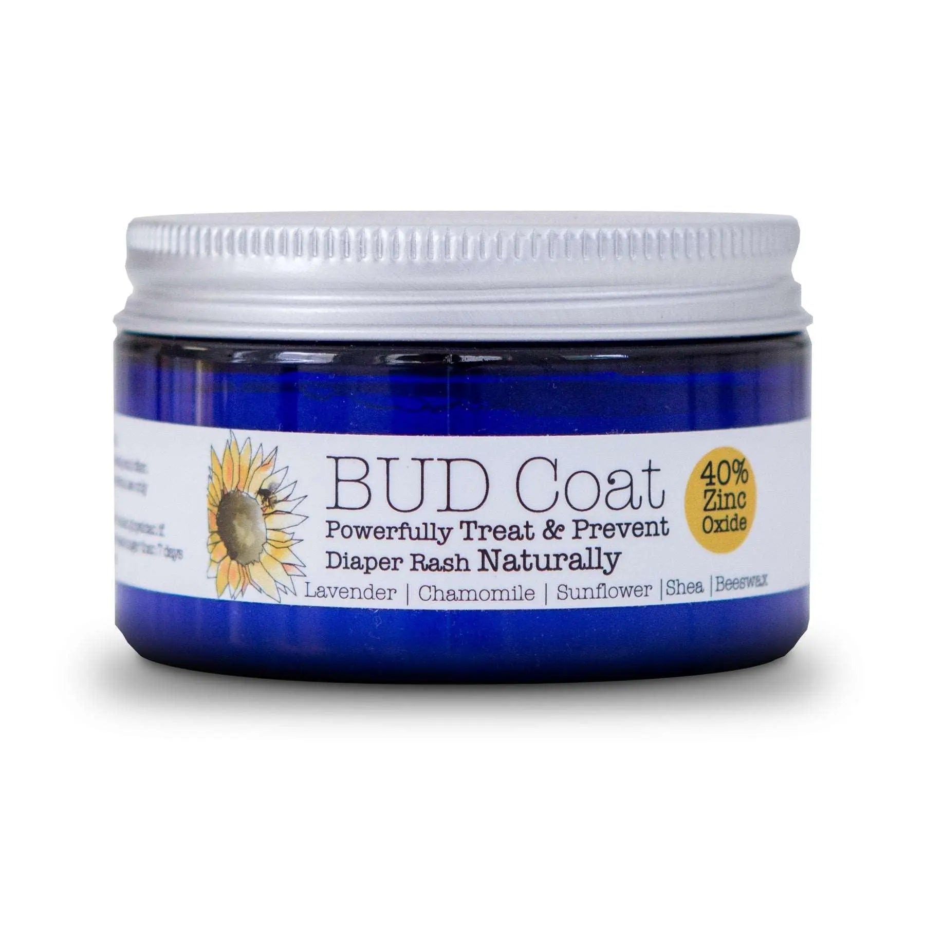 BUD Coat Organic Diaper Rash Cream - 4 oz. by Lavender Life Company