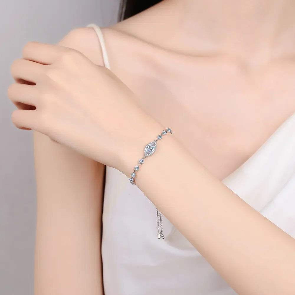 1 Carat Sparkala™ 925 Sterling Silver Bracelet by Sparkala