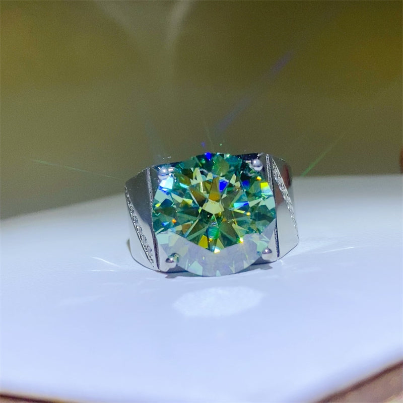 10 Carat Sparkala™ 925 Sterling Silver Signet Ring by Sparkala