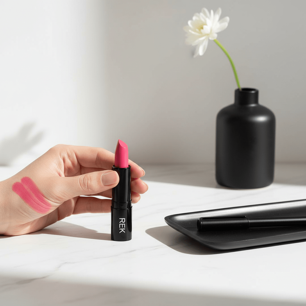 Long-Wear Hydrating Matte Lipstick – Vegan by REK Cosmetics