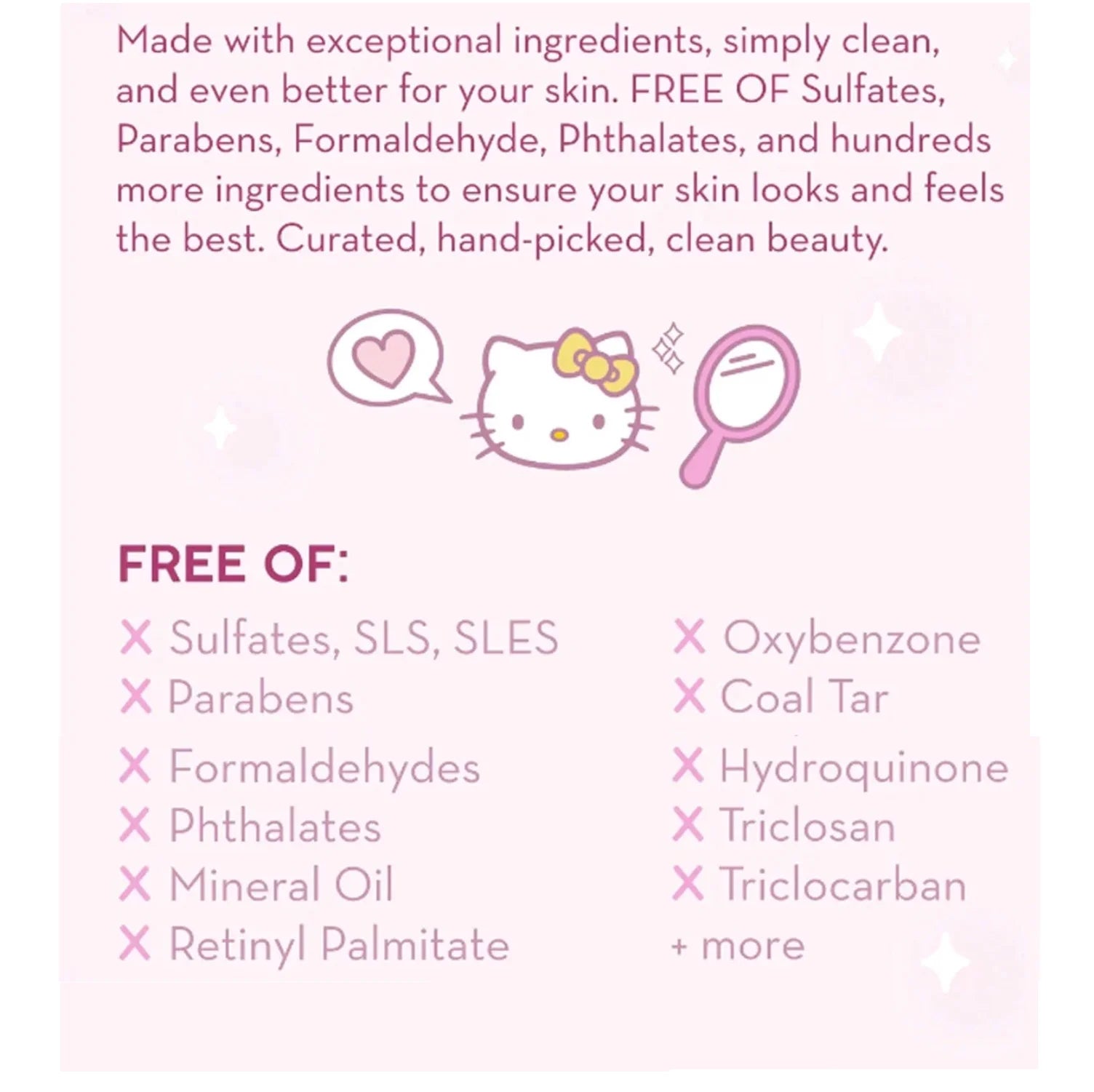 , Hello Kitty Pure Cure Strawberry Milk Toner, Klean Beauty™, 6.76 Fl. Oz. by Korean Skin Care