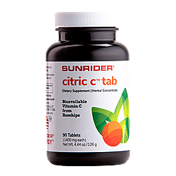 NOW AVAILABLE Citric C Tab | Chewable Vitamin C + Rose Hips by Sunrider by Herb&