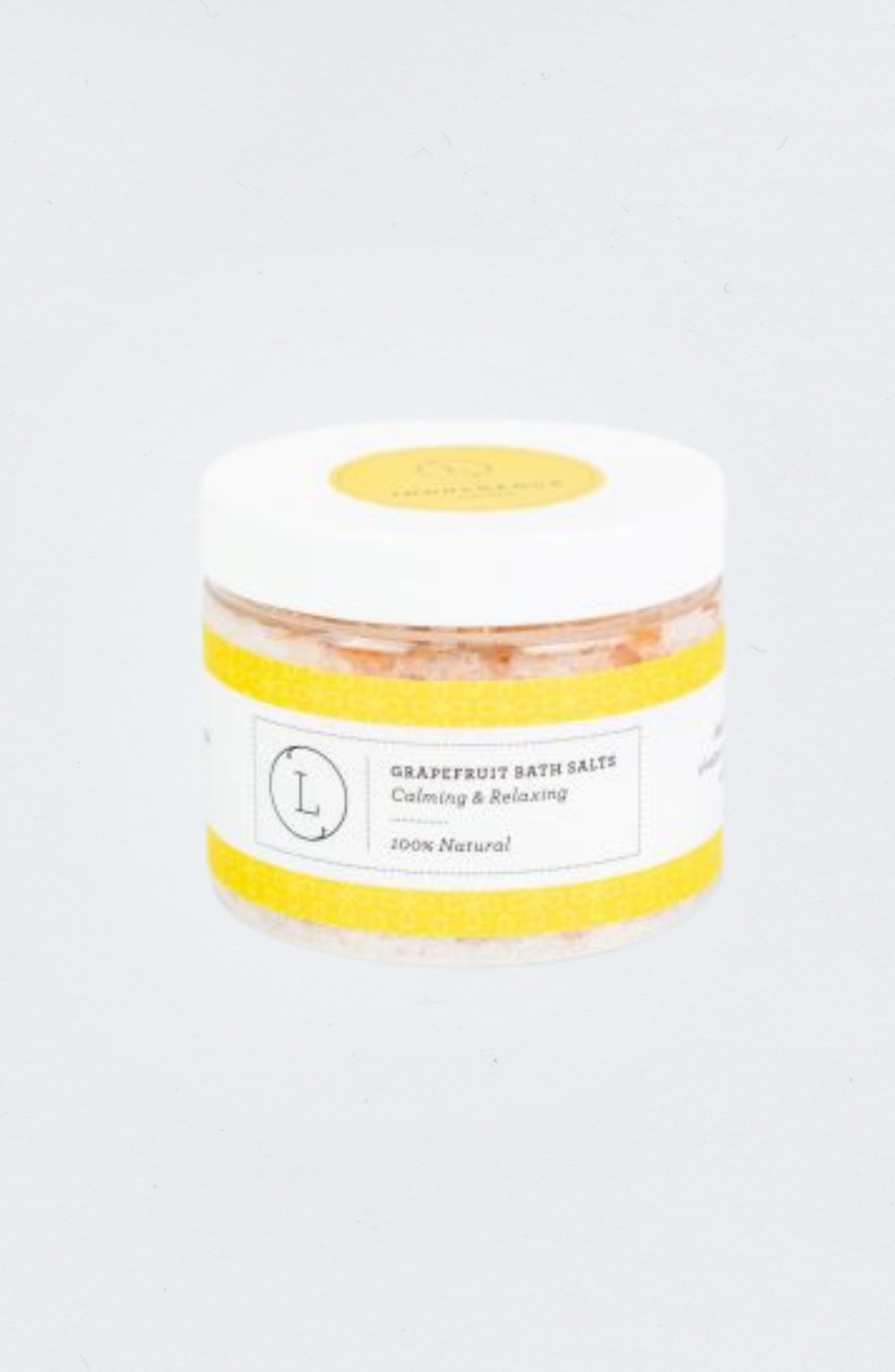 Grapefruit Natural Bath Salt Soak with Dead sea, Epsom and Himalayan salts by Lizush