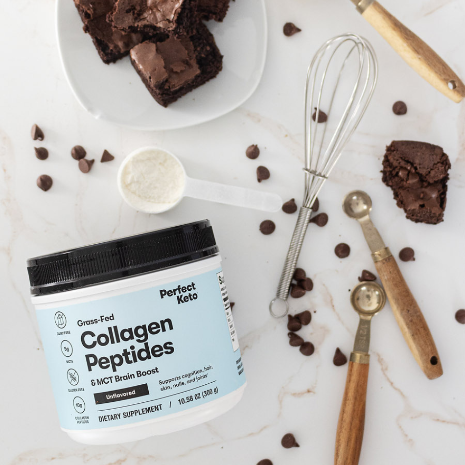 Grass-Fed Collagen Peptides & MCT Brain Boost by Perfect Keto