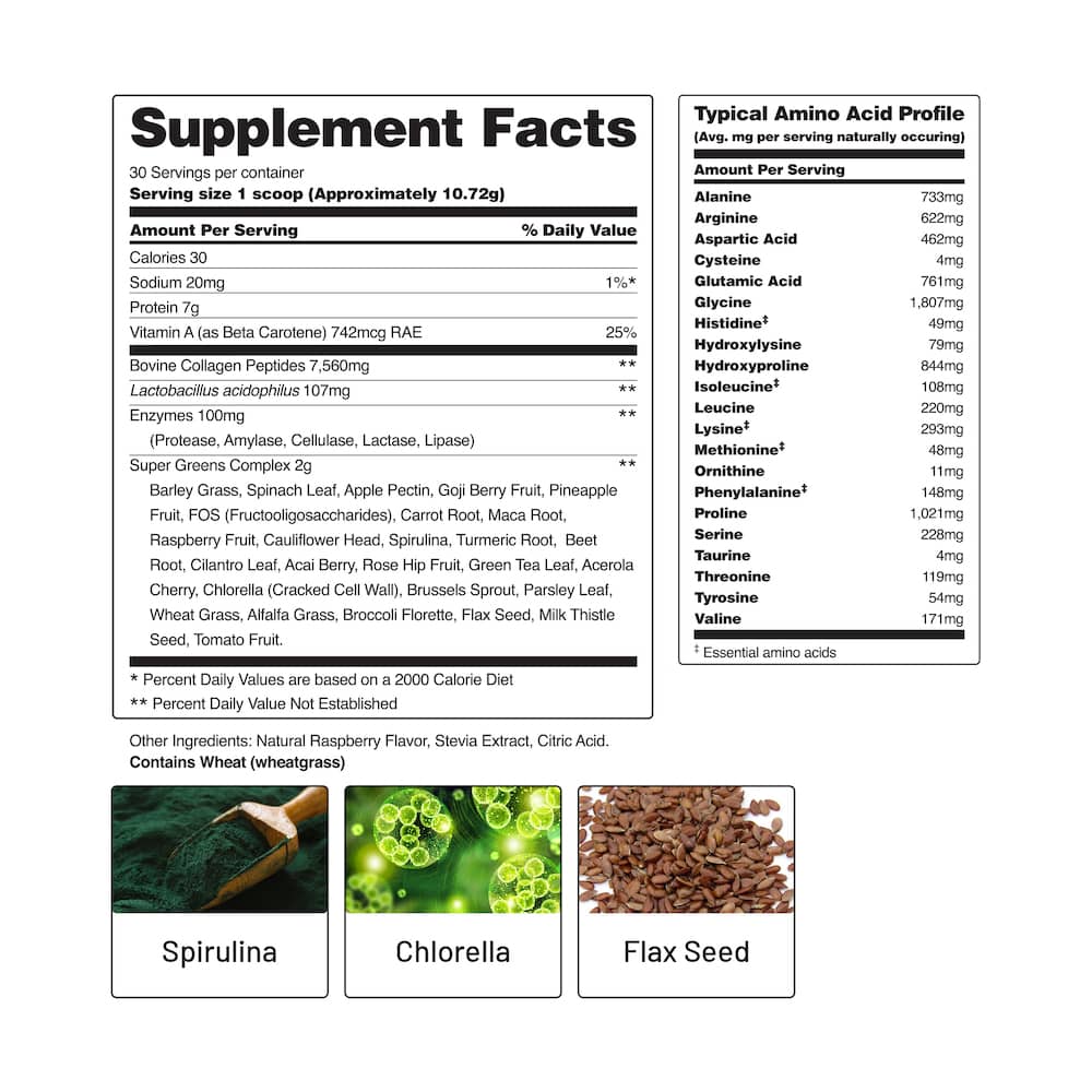 Collagen & Greens by Snap Supplements