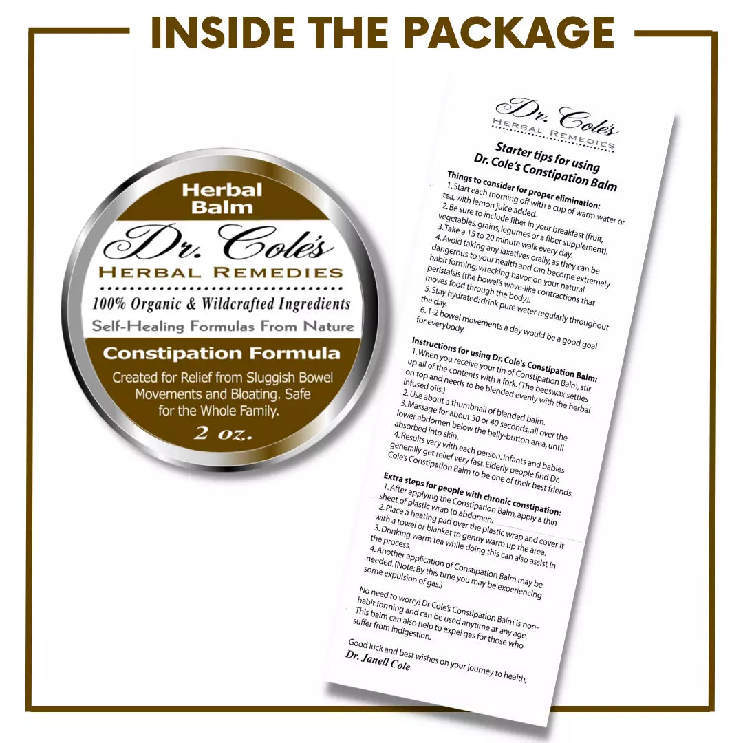 04 - Dr. Cole’s Constipation Remedy by COLEHERBALS LLC