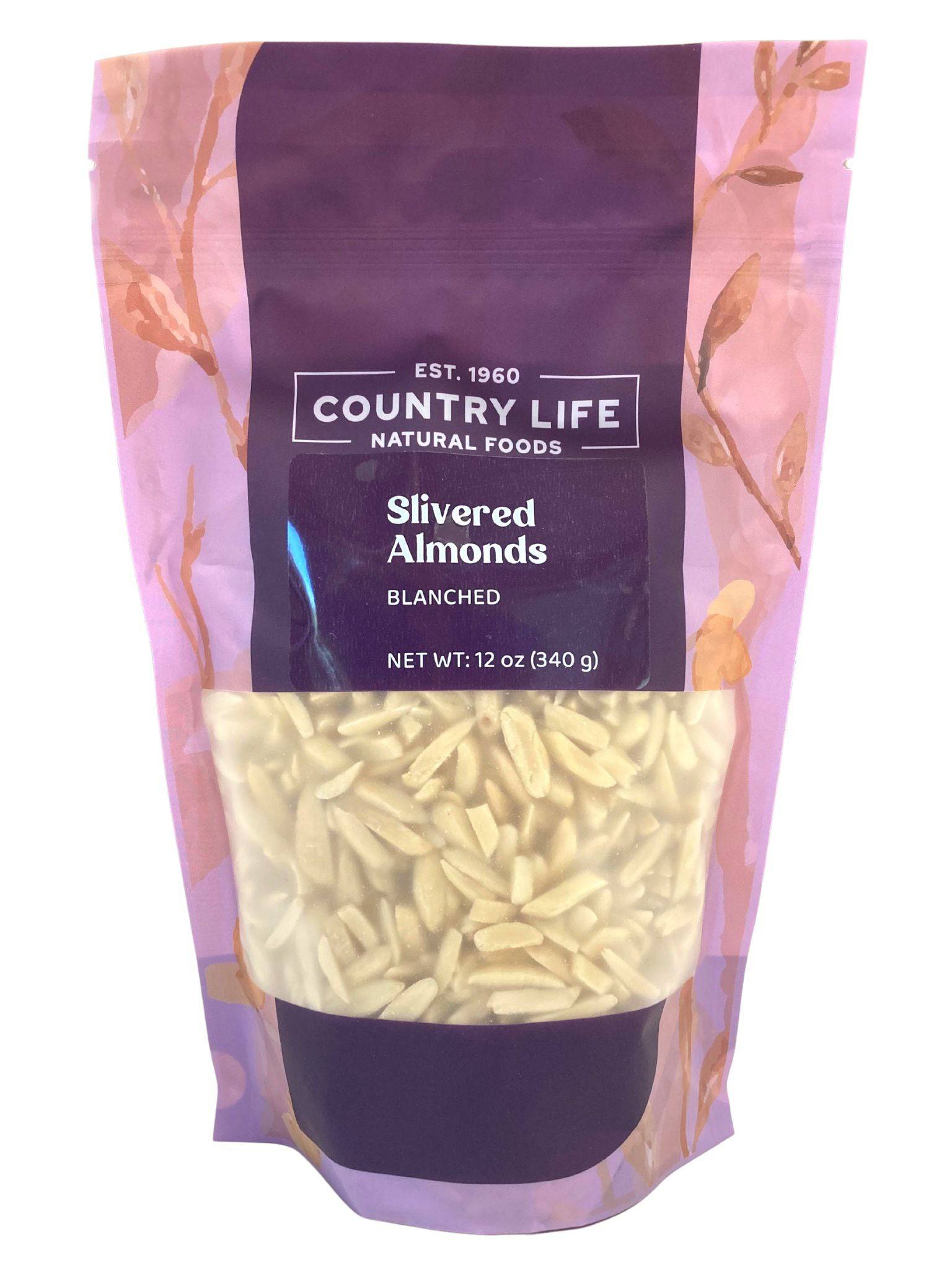 Almonds, Slivered, Blanched by Country Life Natural Foods
