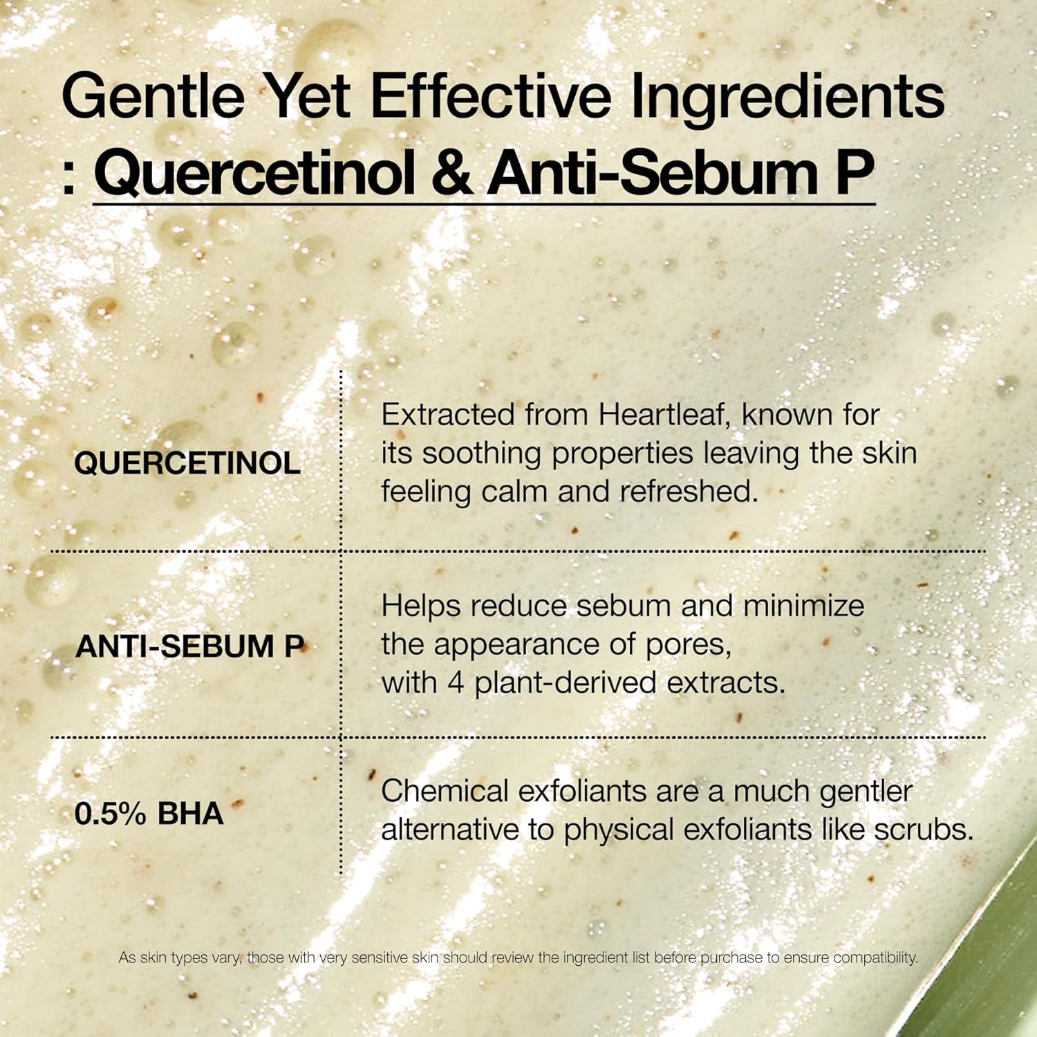 Heartleaf Quercetinol Pore Deep Cleansing Foam, Facial Cleanser, for Double Cleansing, BHA, Hyaluronic Acid, Glycerin, Face Wash, Blackhead Remover, Korean Skincare (150Ml/5.07 Fl.Oz.) by Korean Skin Care