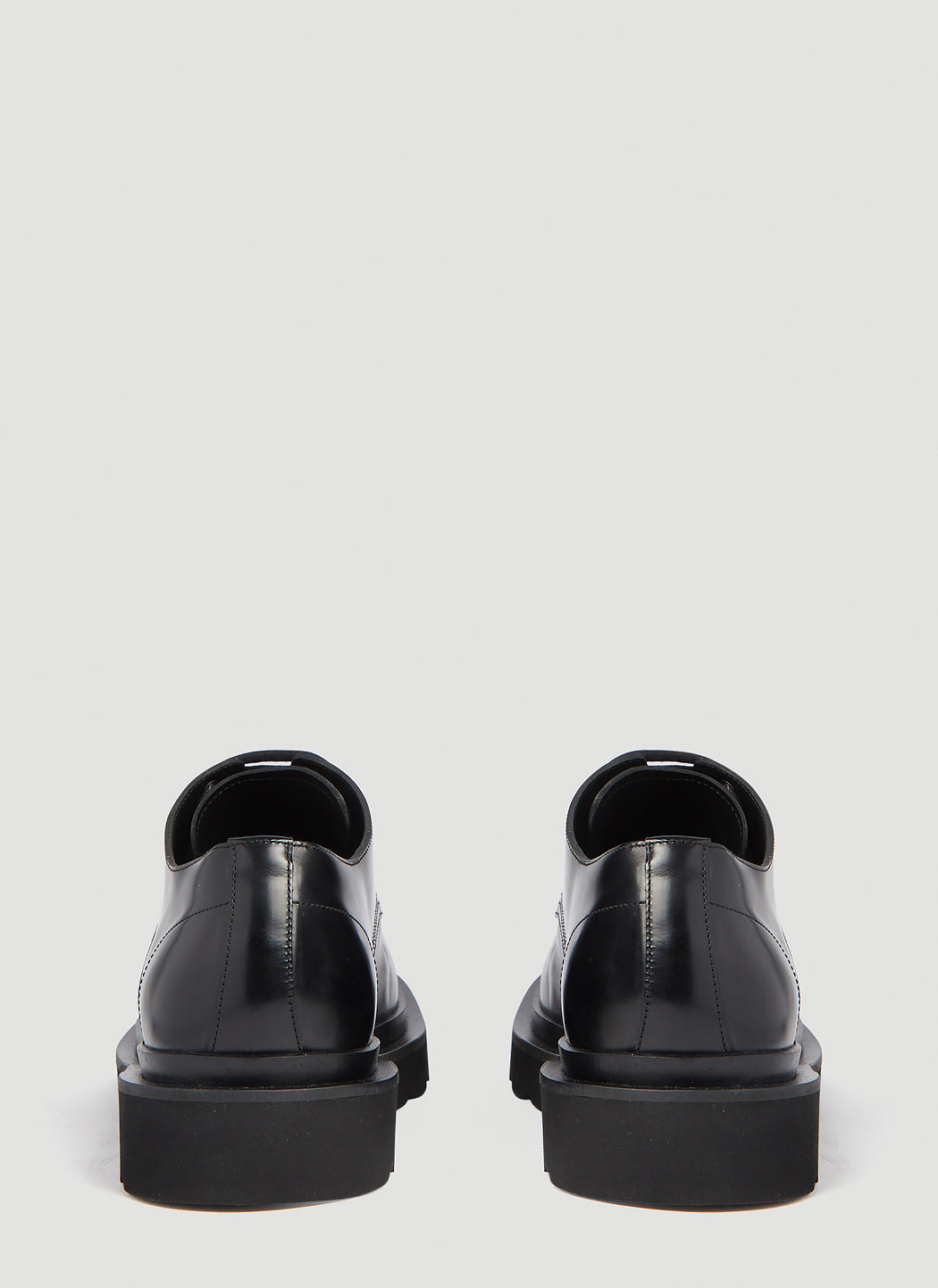 Dolce & Gabbana Men Brushed Leather Derby Shoes by Luosophy