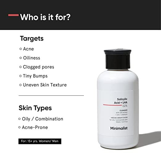 Minimalist 2% Salicylic Acid Face Wash by Dista