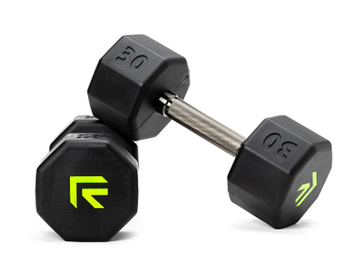Octo Rubber Dumbbell (sold individually) by Rage Fitness