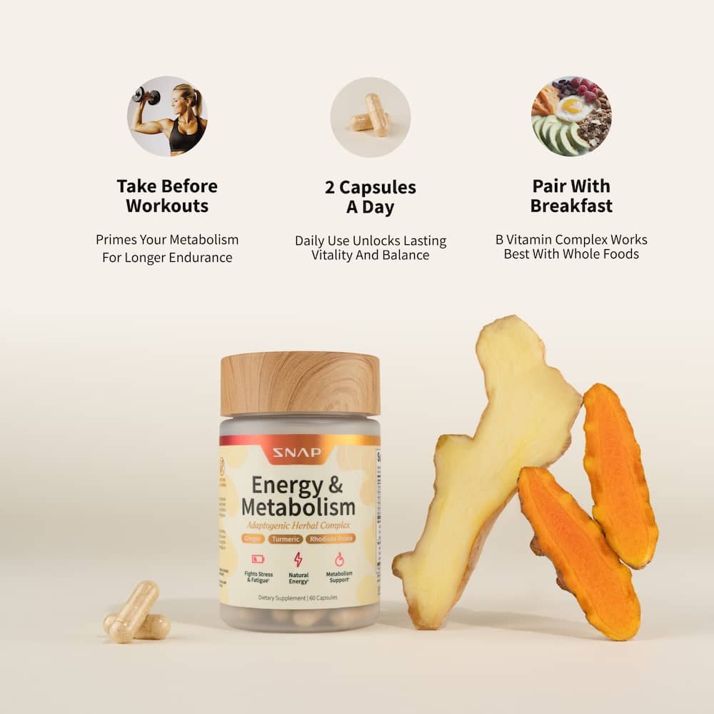 Energy & Metabolism by Snap Supplements