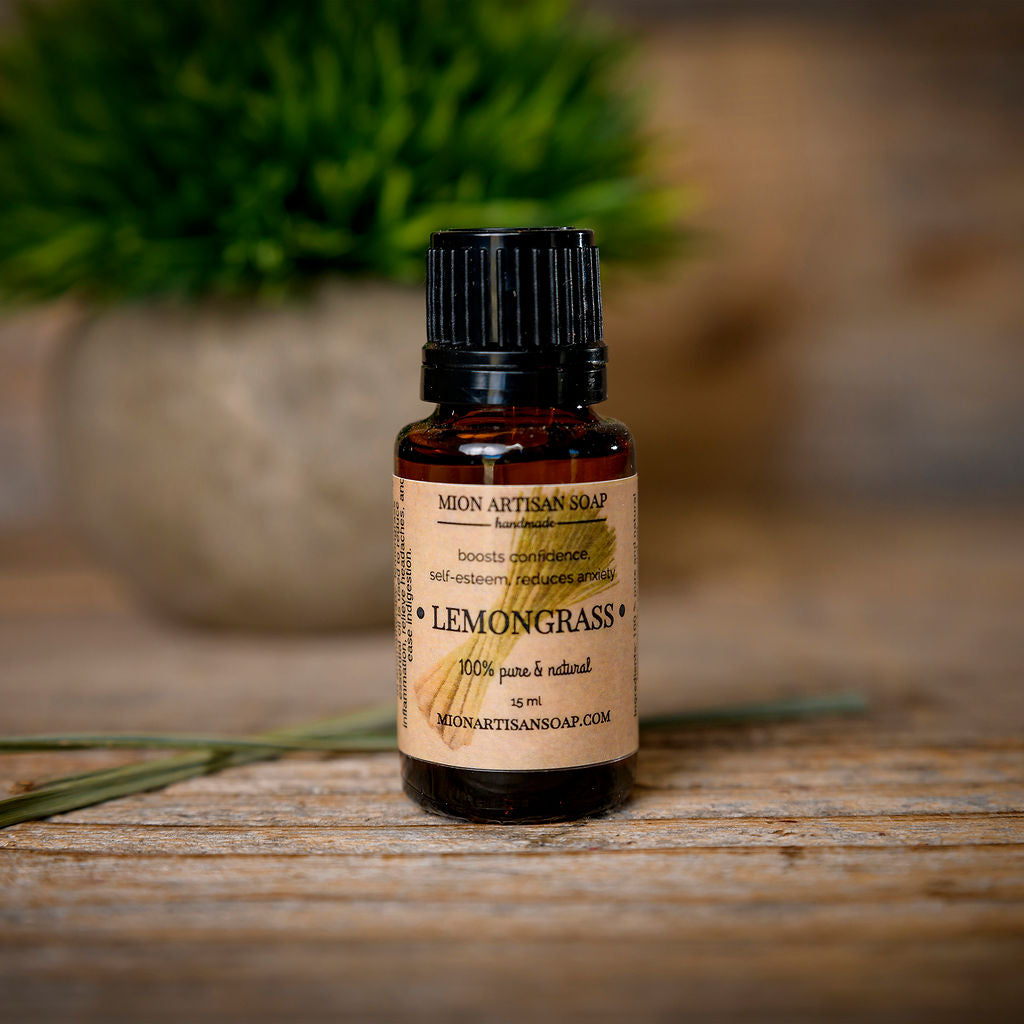 Lemongrass Essential Oil | Energizing, Clarifying by MION Artisan Soap Co.