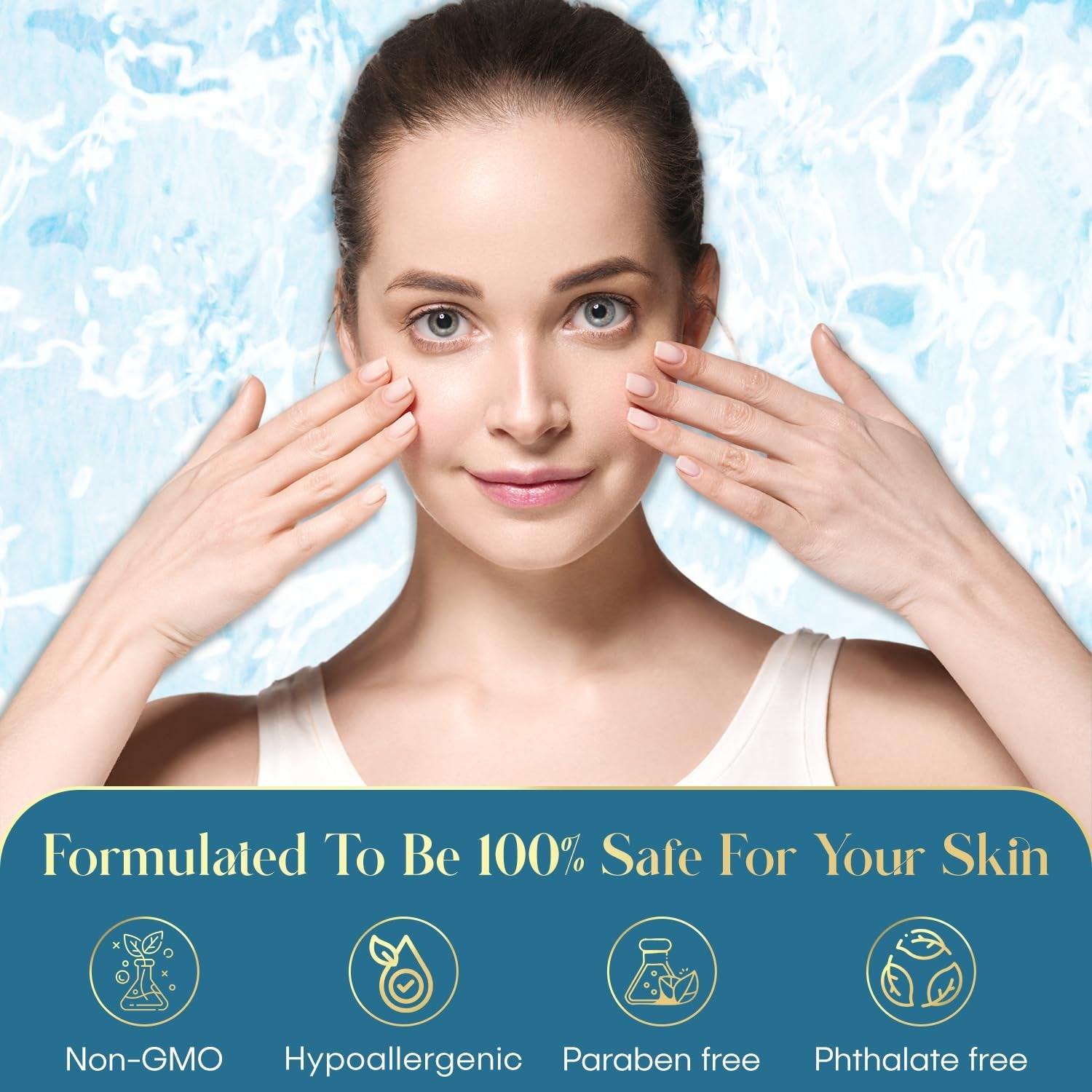 Hyaluronic Acid & Collagen Wrinkle Reducing Serum - Deep Hydration, Plumps & Smooths Skin - Dermatologist Tested, Clean Beauty, Korean Skin Care - 1.69 FL.OZ. by Korean Skin Care