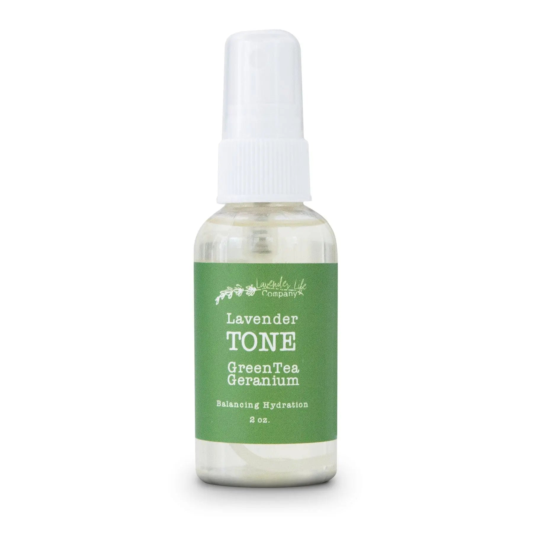 Facial Toner with Organic Lavender, Green Tea & Geranium by Lavender Life Company