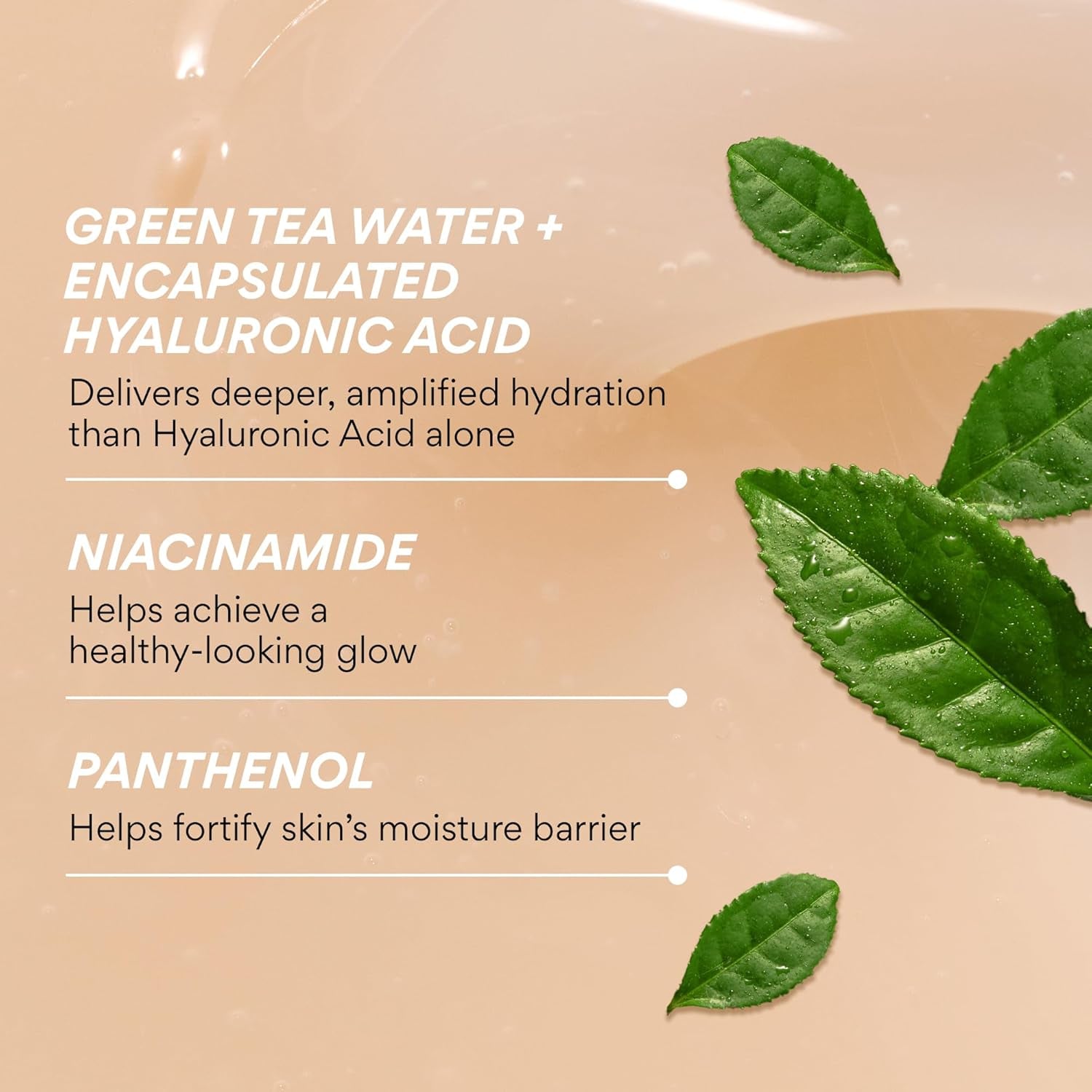 Innisfree Green Tea Seed Hyaluronic Serum with Panthenol and Niacinamide, Korean Face Serum for Hydration and Glow by Korean Skin Care