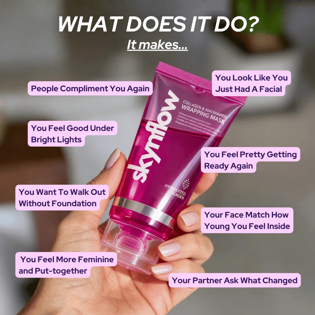 Collagen & Niacinamide wrapping mask by Skynflow