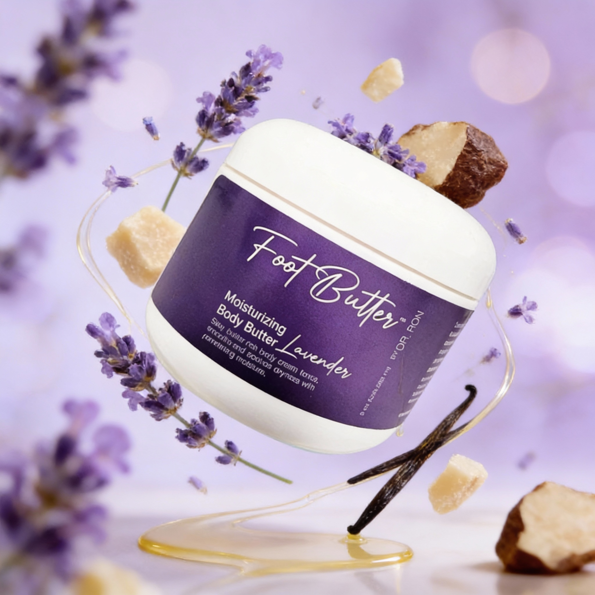 Lavender Moisturizing Body Butter – Deep Hydration for Dry Skin & Tired Feet by Foot Butter by Dr Ron