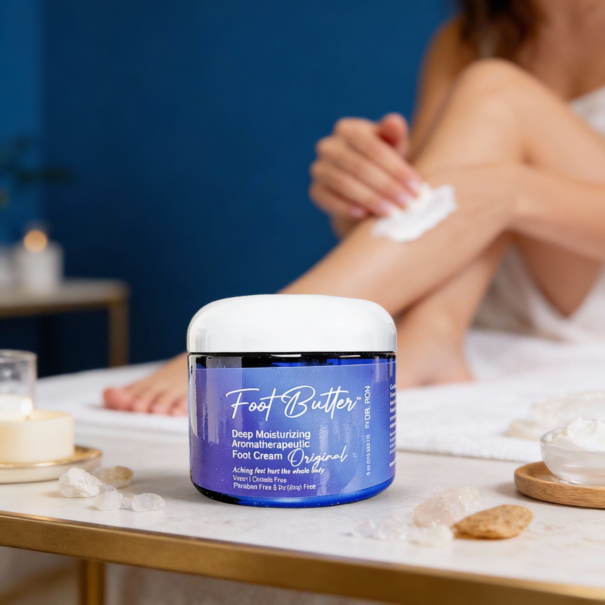 Foot Butter Travel Set – Mini Moisturizers & Pumice Scrub by Foot Butter by Dr Ron