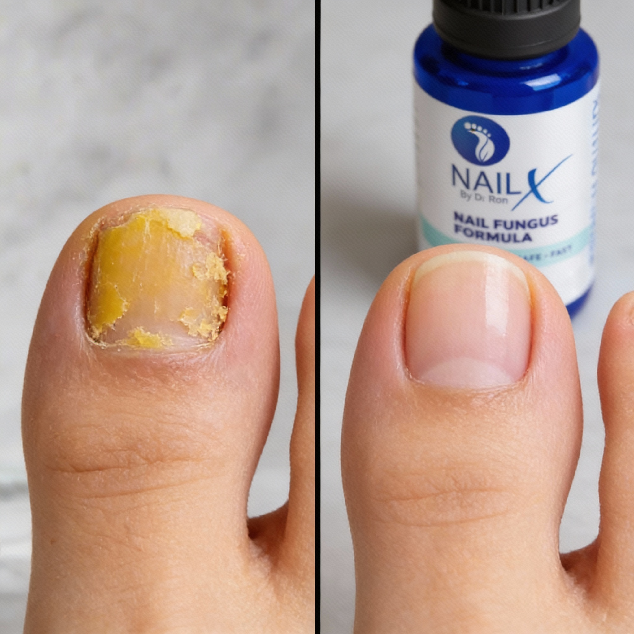 NailX Topical Nail Solution – Repair for Discolored, Damaged & Fungal-Prone Nails by Foot Butter by Dr Ron