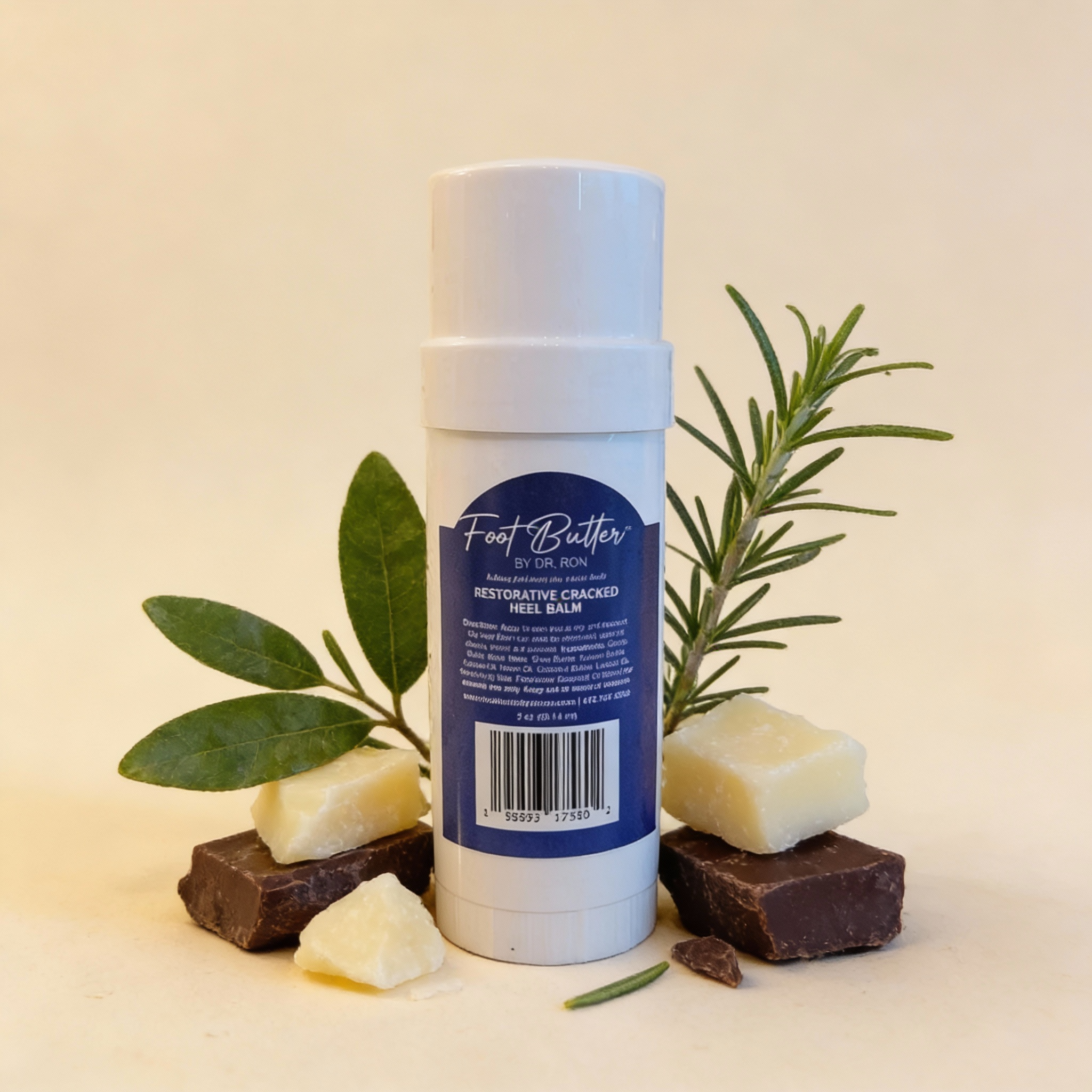 2 oz Cracked Heel Repair Balm – Restorative Moisturizer for Dry, Cracked Feet by Foot Butter by Dr Ron