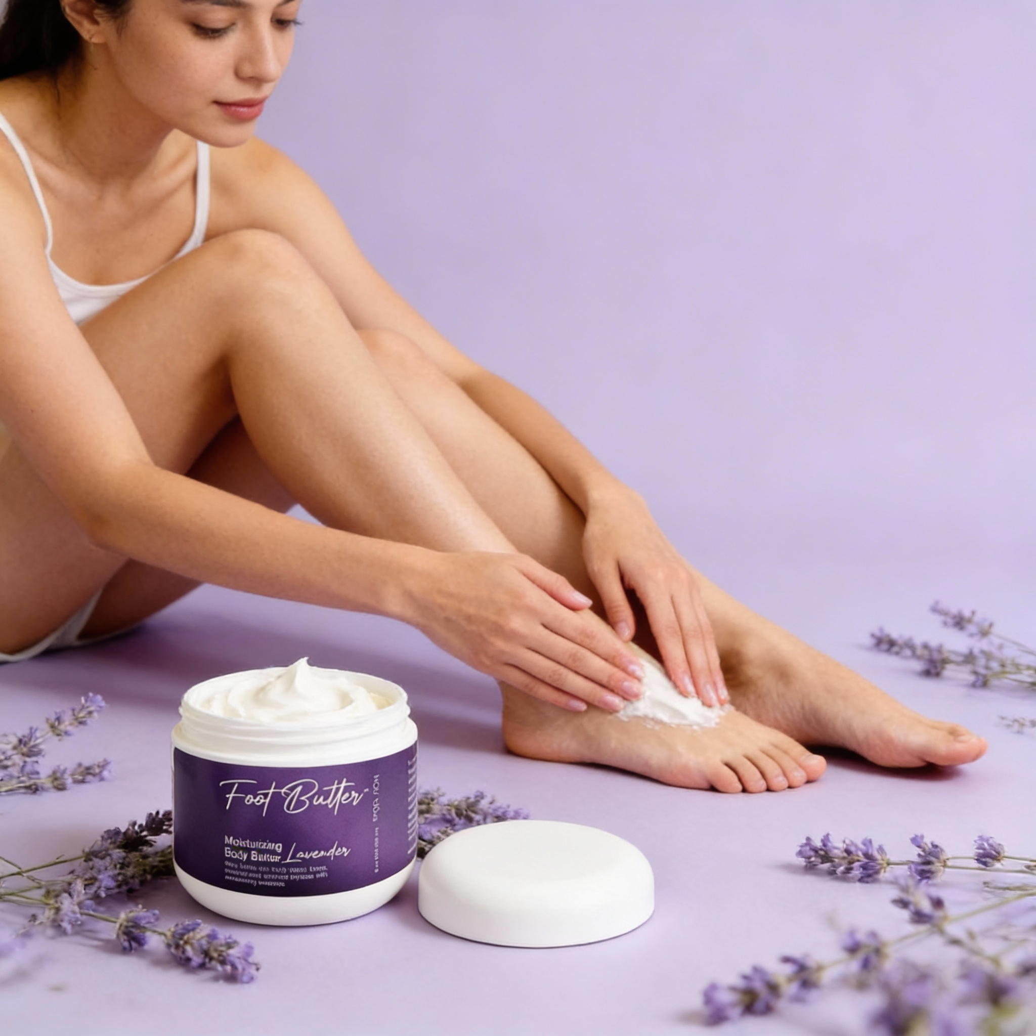 Lavender Moisturizing Body Butter – Deep Hydration for Dry Skin & Tired Feet by Foot Butter by Dr Ron