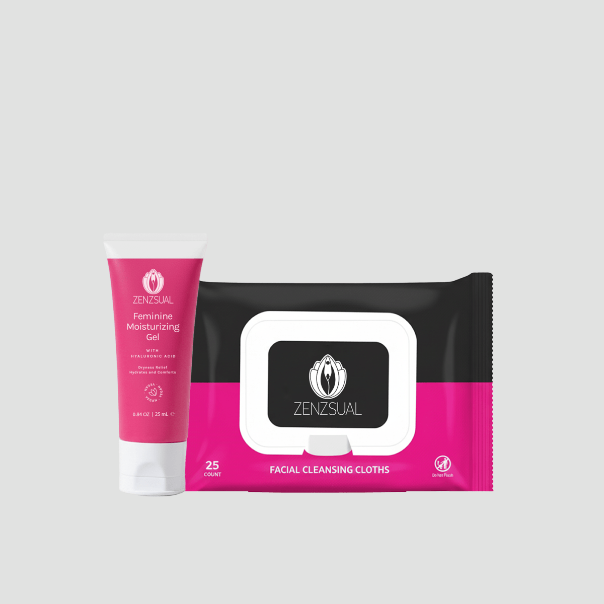 Gel con ácido hialuronato versión travel + 1 pack de toallas by Tu Salud Intima