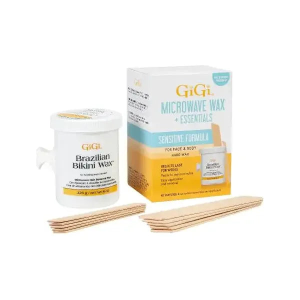GiGi Brazilian Sensitive Microwave Wax Kit - 8 Oz by Pasteur Pharmacy