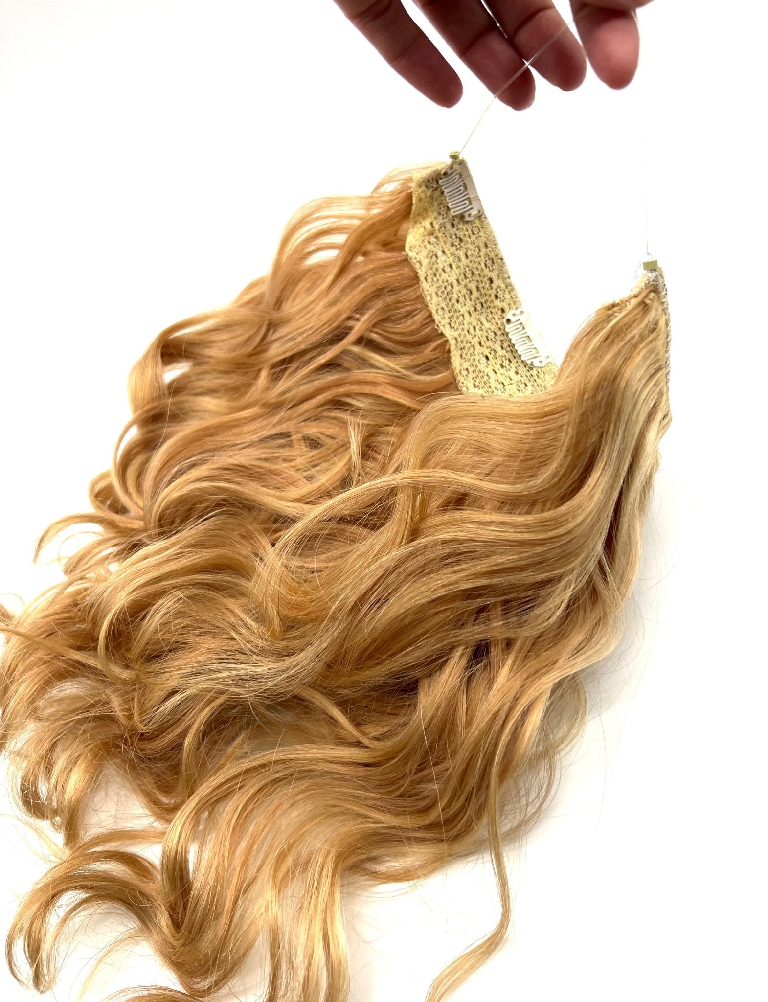 Halo Hair Extensions Body Wave Real Human Hair 14"